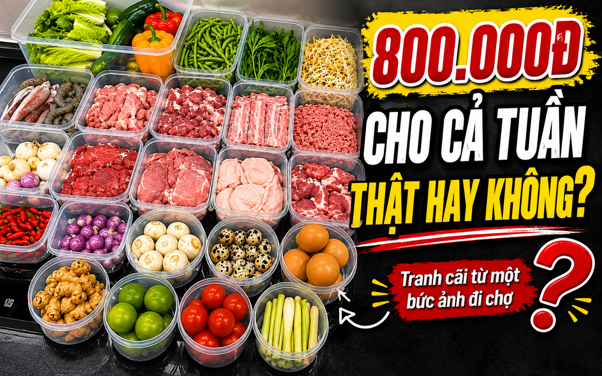 Vì sao bức ảnh đi chợ đầy ắp hải sản, rau, thịt giá 800.000 đồng gây tranh cãi, câu trả lời nằm ở nơi bạn sống
