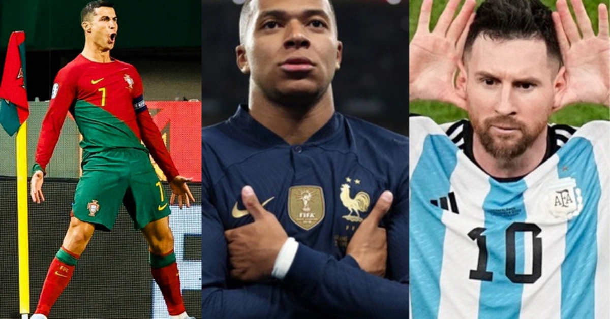 Mbappe vượt xa Ronaldo, Messi trước World Cup