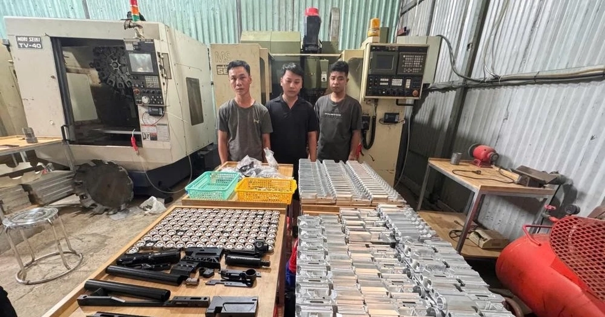 Phá đường dây sản xuất, mua bán súng quy mô lớn dưới vỏ bọc xưởng cơ khí dân dụng
