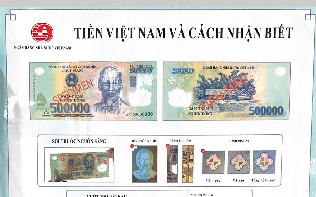 Xuất hiện tiền giả loại mới mệnh giá 100.000 đồng và 200.000 đồng
