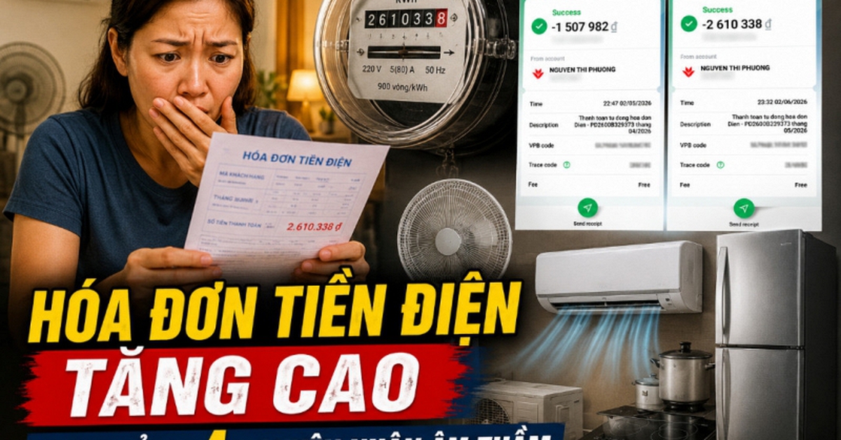 EVN chỉ ra 4 nguyên nhân âm thầm khiến hóa đơn ...