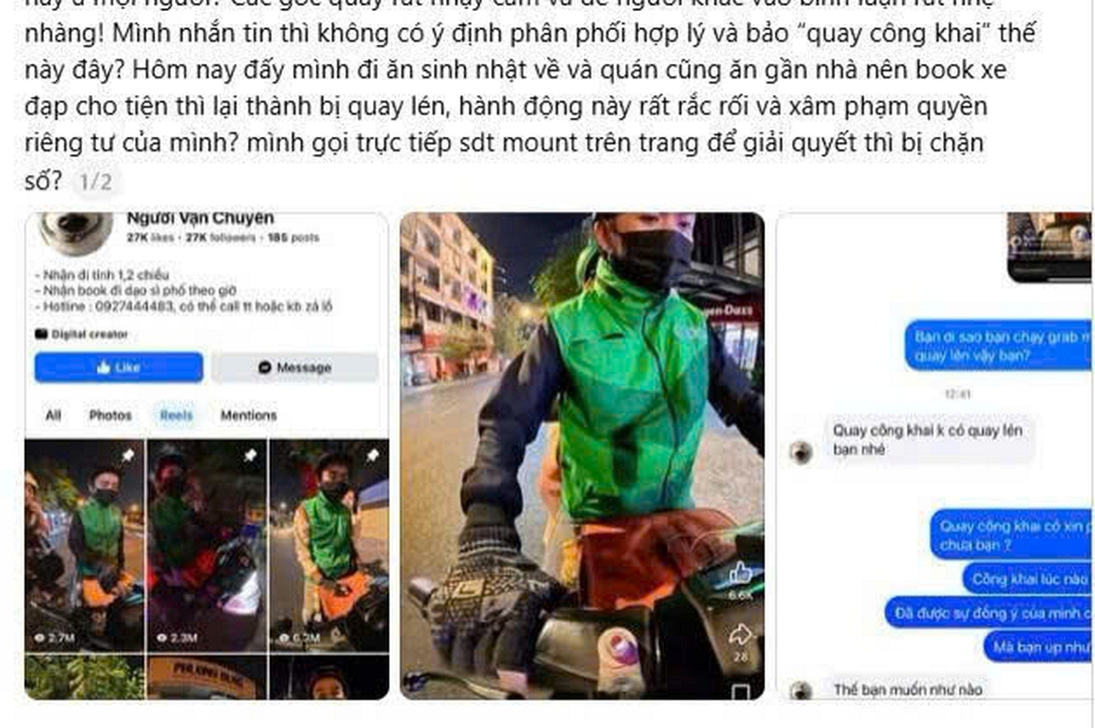 Tài xế hãng xe ôm công nghệ nổi tiếng bị tố quay lén khách rồi đăng video lên MXH: Khách yêu cầu gỡ nhưng mãi mới chịu làm