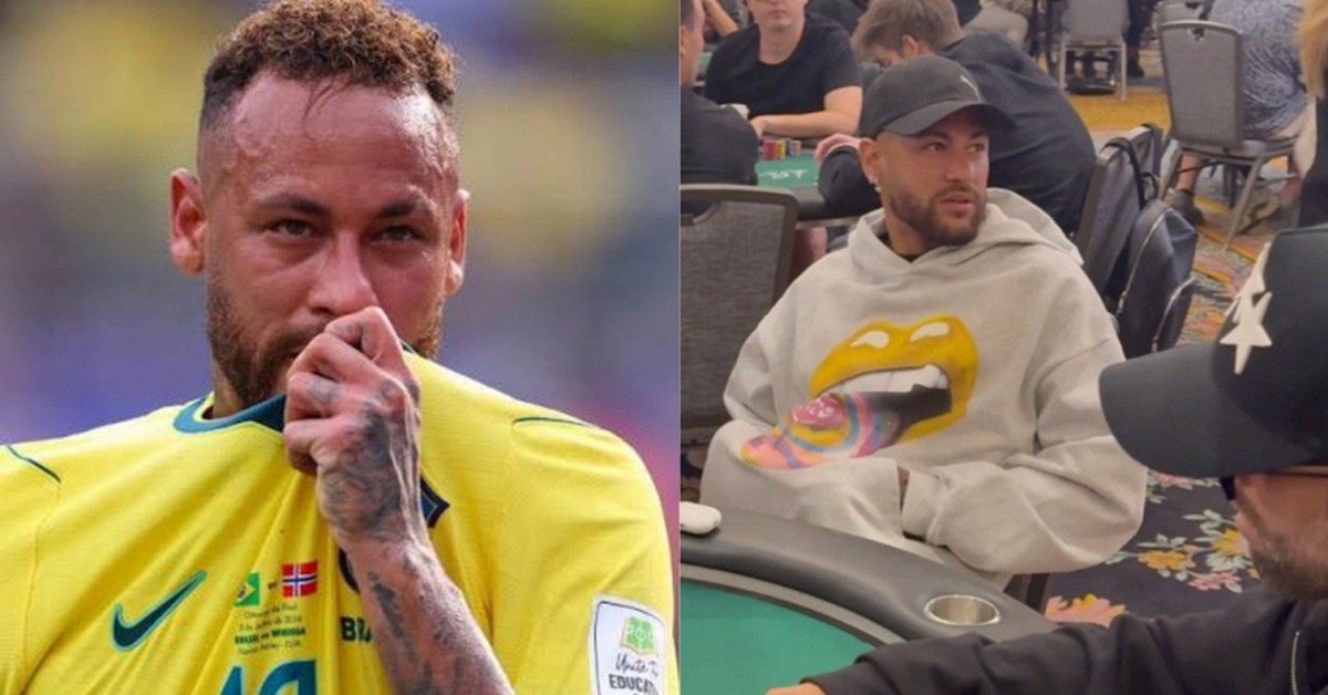 Neymar vừa khóc nức nở rời World Cup, nay đã bị tóm dính bên bàn Poker giải trí