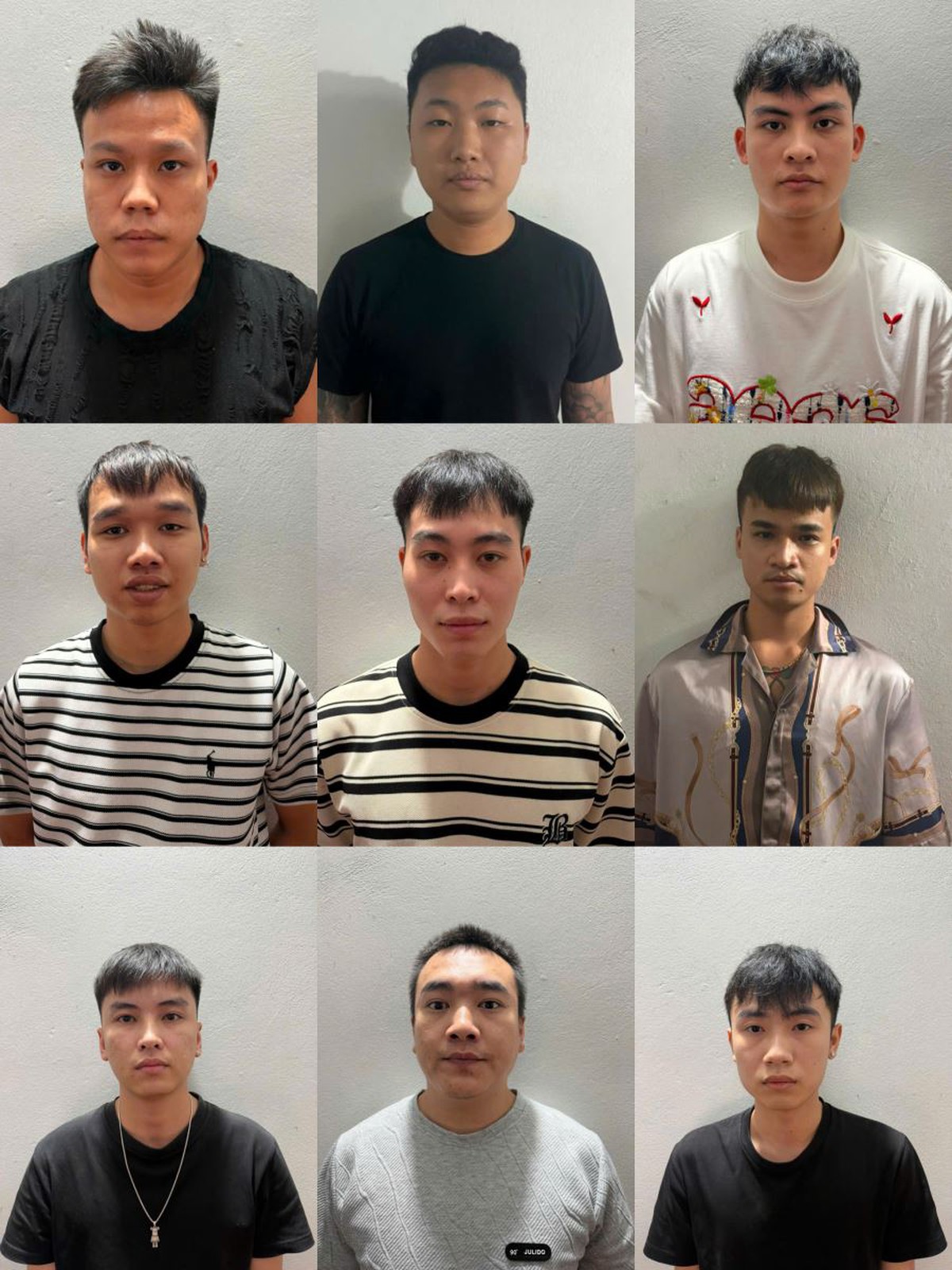Thuê nhà kín ở Bắc Ninh, nhóm thanh niên dựng "đại bản doanh" với 41 dàn máy tính rồi tuyển người "đi làm": 9 đối tượng từ 23-29 tuổi bị bắt