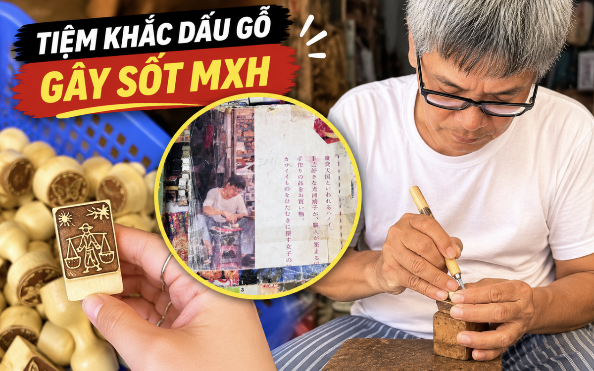 Đi tìm tiệm khắc dấu gỗ đang gây chú ý trên MXH: Hóa ra tiệm đã từng lên hẳn báo nước ngoài nhờ sự độc đáo