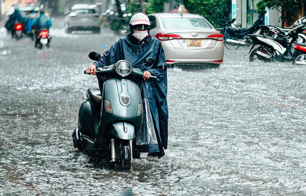 Tin mới nhất đợt mưa lớn ở miền Bắc và dự báo thời tiết Hà Nội 10 ngày tới