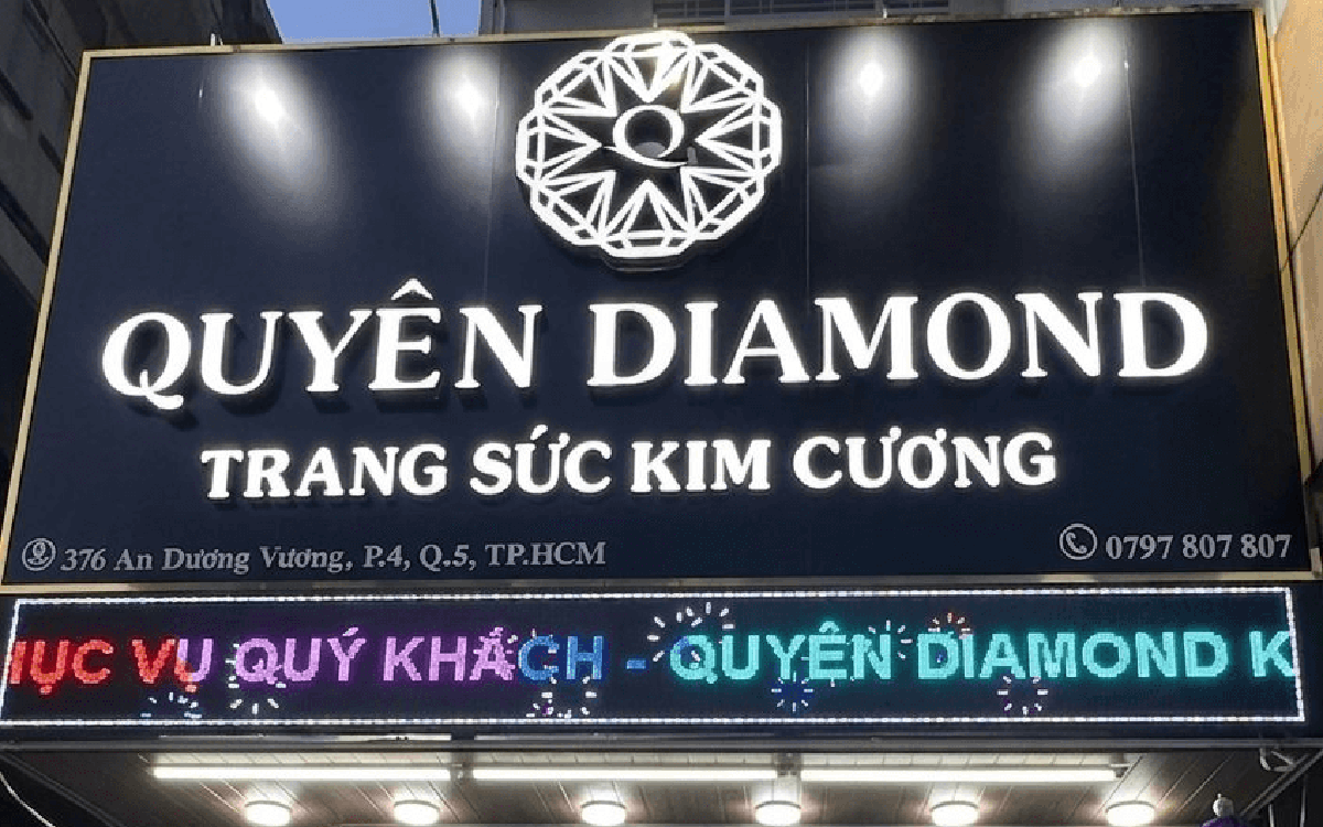 Tiệm kim cương có tiếng tại TP.HCM cam kết ‘khô...