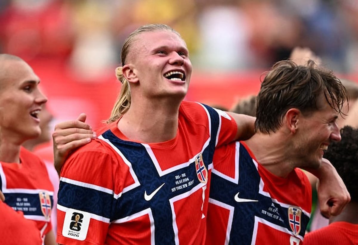 Cơn sốt Haaland ở World Cup: Người khổng lồ lên mạng thành "công chúa, em bé"