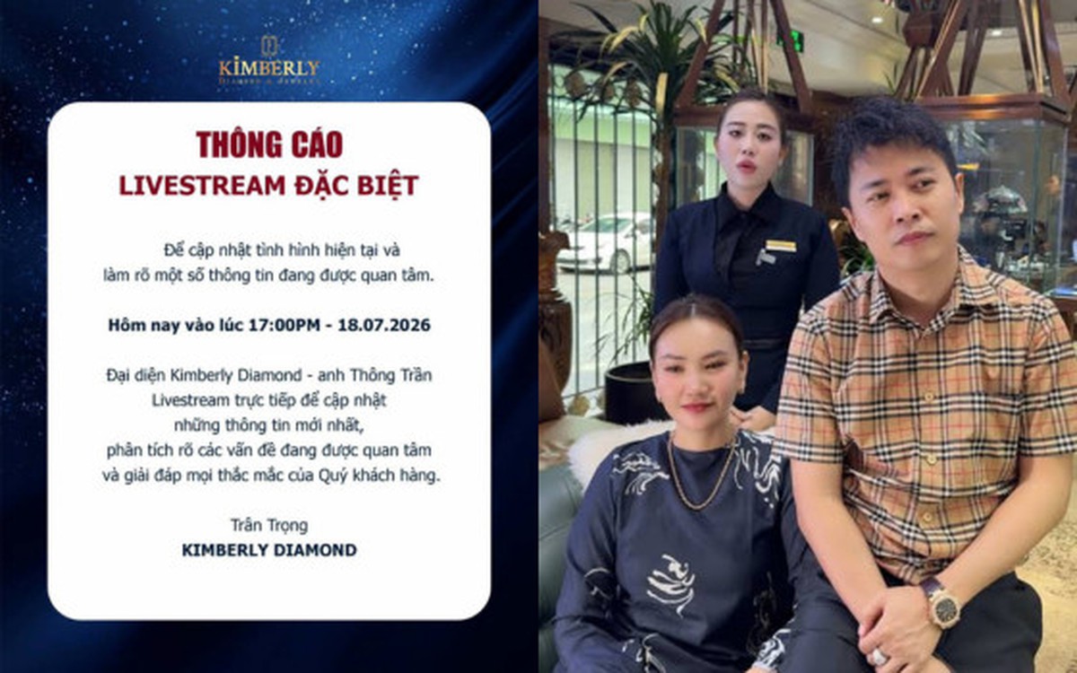 Nóng: Kimberly Diamond thông báo CEO sẽ livestream giữa lúc thương hiệu được dư luận quan tâm