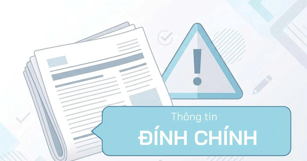 Thông tin cải chính, xin lỗi