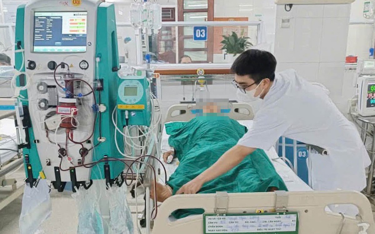 Cấp cứu người đàn ông bị suy gan thận, phải lọc máu khẩn cấp sau khi ăn mật cá trắm