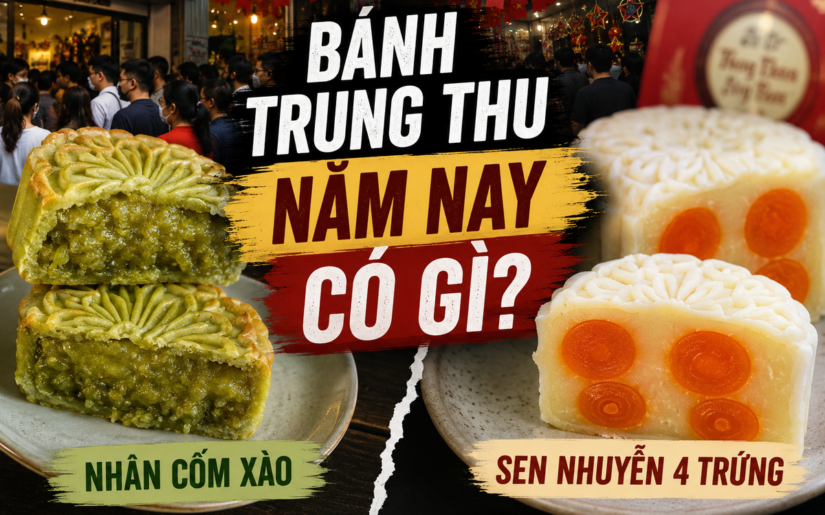 Hai năm trước người dân xếp hàng mua bánh trung thu nhân cốm xào, năm nay có gì?