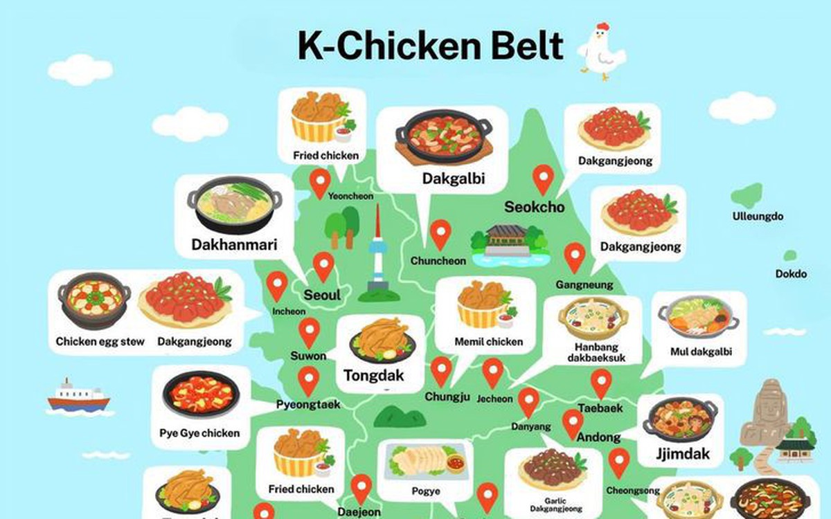 Không phải kim chi, món ăn này được Hàn Quốc làm hẳn ‘bản đồ kho báu’ cho tín đồ du lịch ẩm thực