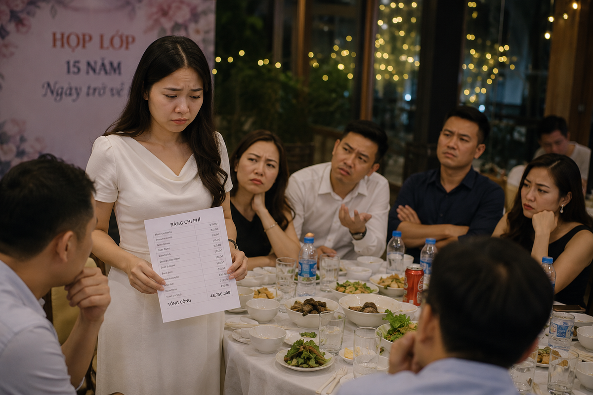 Đứng ra tổ chức họp lớp sau 15 năm, ứng trước gần 30 triệu rồi bị bạn bè mắng "ham sĩ diện"