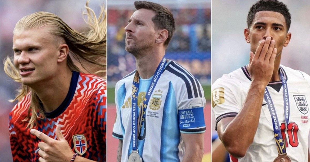Sau World Cup 2026, đây là 10 cầu thủ có sức hút lớn nhất thế giới: Vị trí của Ronaldo và Messi gây bất ngờ!