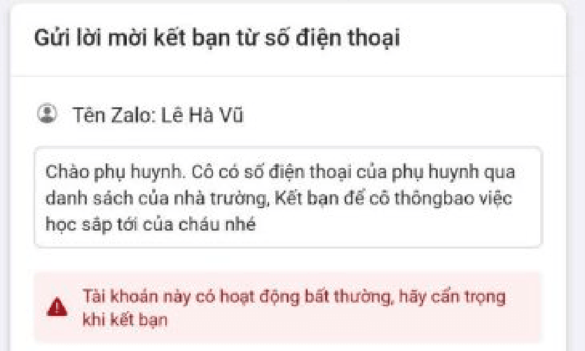 Sắp bắt đầu năm học 2026-2027, công an cảnh báo gấp tới phụ huynh nhận được tin nhắn từ Cán bộ quản lý giáo dục, ban giám hiệu nhà trường