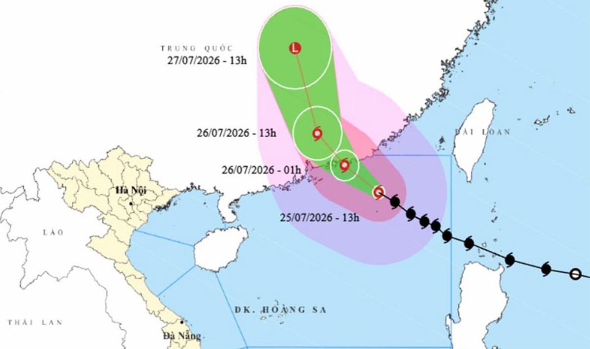 Bão số 2 Noul đạt cường độ cực đại, đang di chuyển rất nhanh