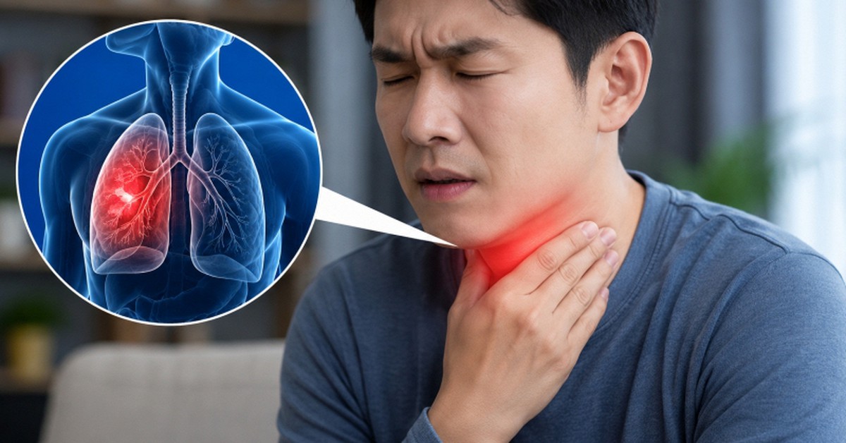 Bác sĩ cảnh báo: 3 BIỂU HIỆN ở cổ họng có thể là “tín hiệu sớm” của VIÊM PHỔI, nếu bỏ qua có thể trở nặng