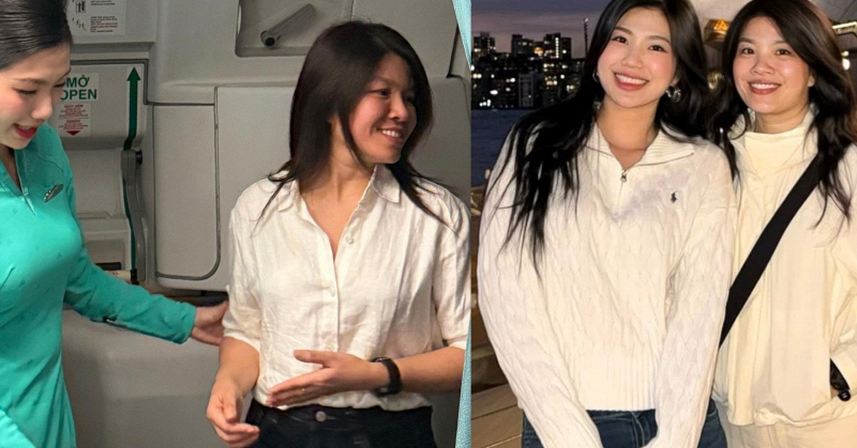 Bức ảnh tiếp viên hàng không ở Hà Nội và mẹ gần 50 tuổi đi du lịch Úc đang viral vì trông như chị em