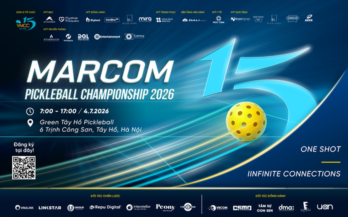 MarCom Pickleball Championship: Sự kiện mở màn cho cột mốc 15 năm VMCC