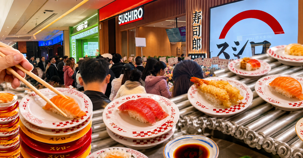 Cùng một hãng sushi Nhật: Ở quê nhà chật vật, s...