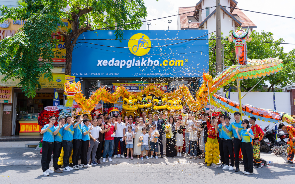 Xe Đạp Giá Kho khai trương 2 cửa hàng tại Bình Dương cũ
