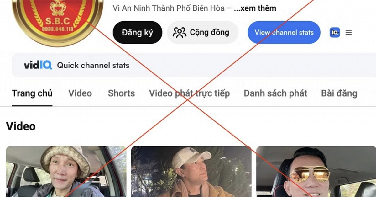 Bắt YouTuber "Thiên Báo SBC Biên Hoà”