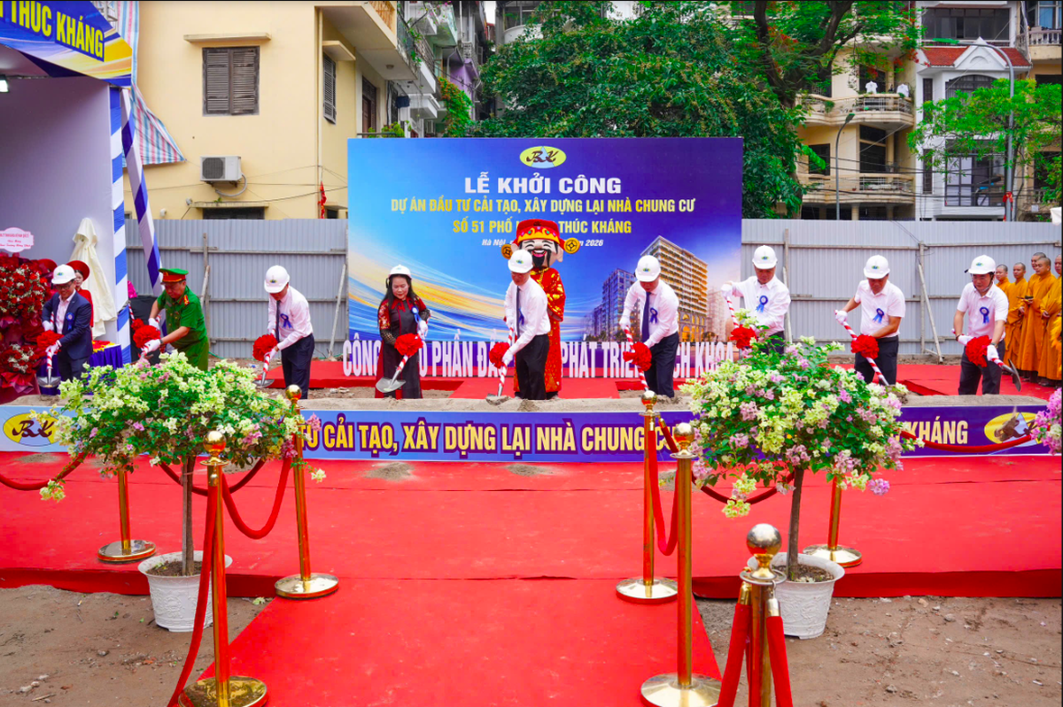 Hà Nội xây lại chung cư cũ tại khu "đất vàng" Huỳnh Thúc Kháng