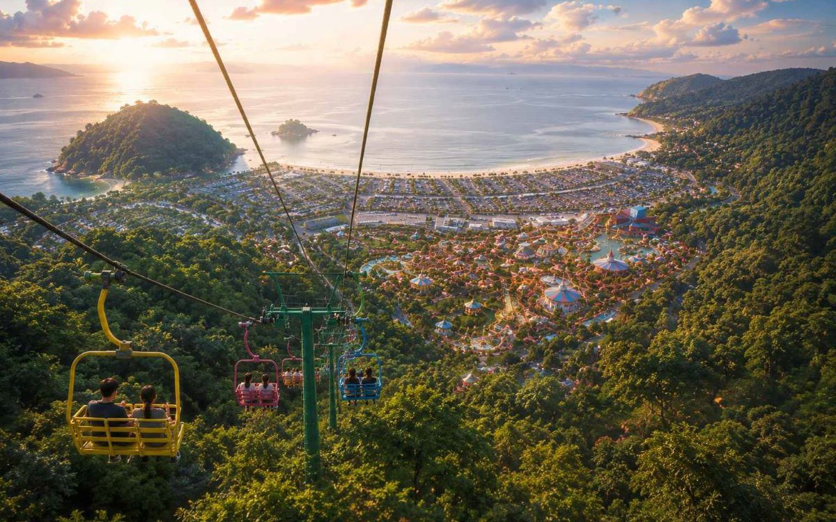 Choáng ngợp với hành trình zipline xuyên rừng độ dài kỷ lục tại VinWonders Hải Vân Bay