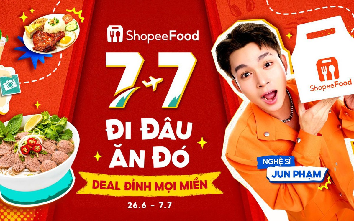 Thêm trọn vị cho mọi chuyến vi vu mùa hè cùng ShopeeFood 7/7