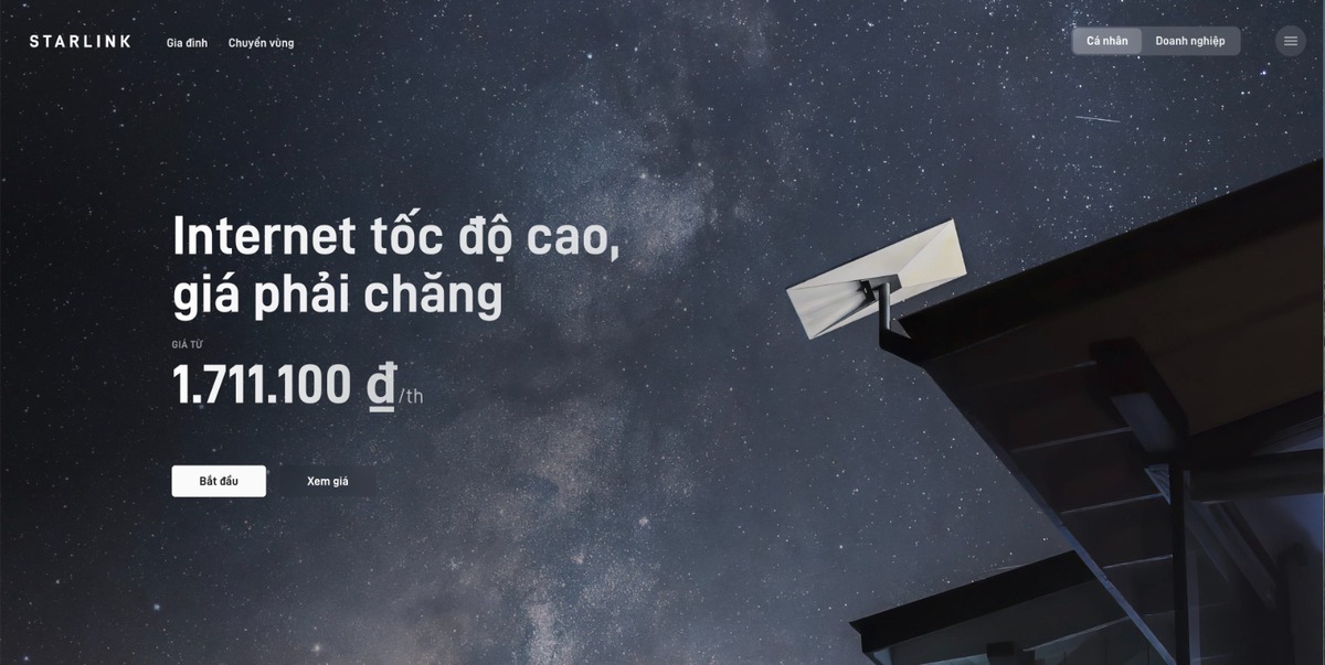 Starlink công bố giá cước tại Việt Nam: Từ 1,7 triệu đồng, nhưng để dùng được thì phải bỏ thêm hơn 10 triệu