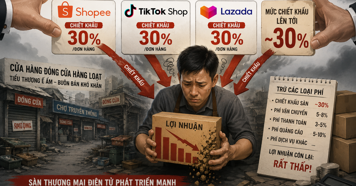 Rời mặt bằng 70 triệu/tháng để lên sàn TMĐT, ch...