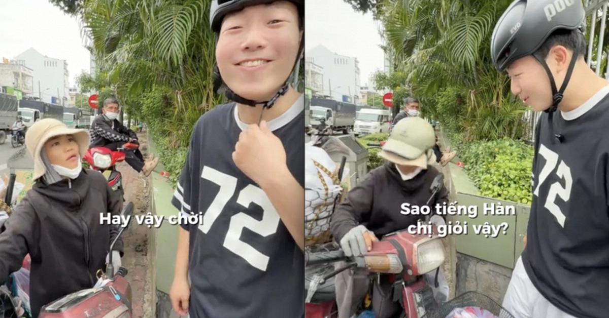Thị trường lao động khắc nghiệt đến mức nào: Chị bán trái cây cũng có thể là một "cao thủ" tiếng Hàn