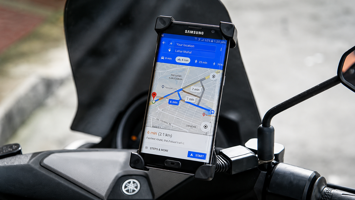 Cài đặt trên Google Maps giúp điện thoại ít hao pin, người chạy xe nên biết