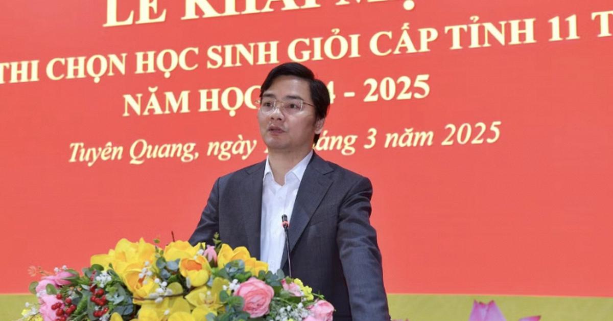 Nóng: Tạm đình chỉ công tác đối với Giám đốc Sở Giáo dục và Đào tạo tỉnh Tuyên Quang
