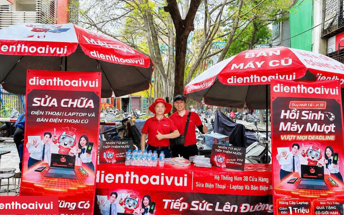 Điện Thoại Vui tung ưu đãi tựu trường đến hết tháng 10: Tặng 300.000 đồng sửa chữa điện thoại, laptop