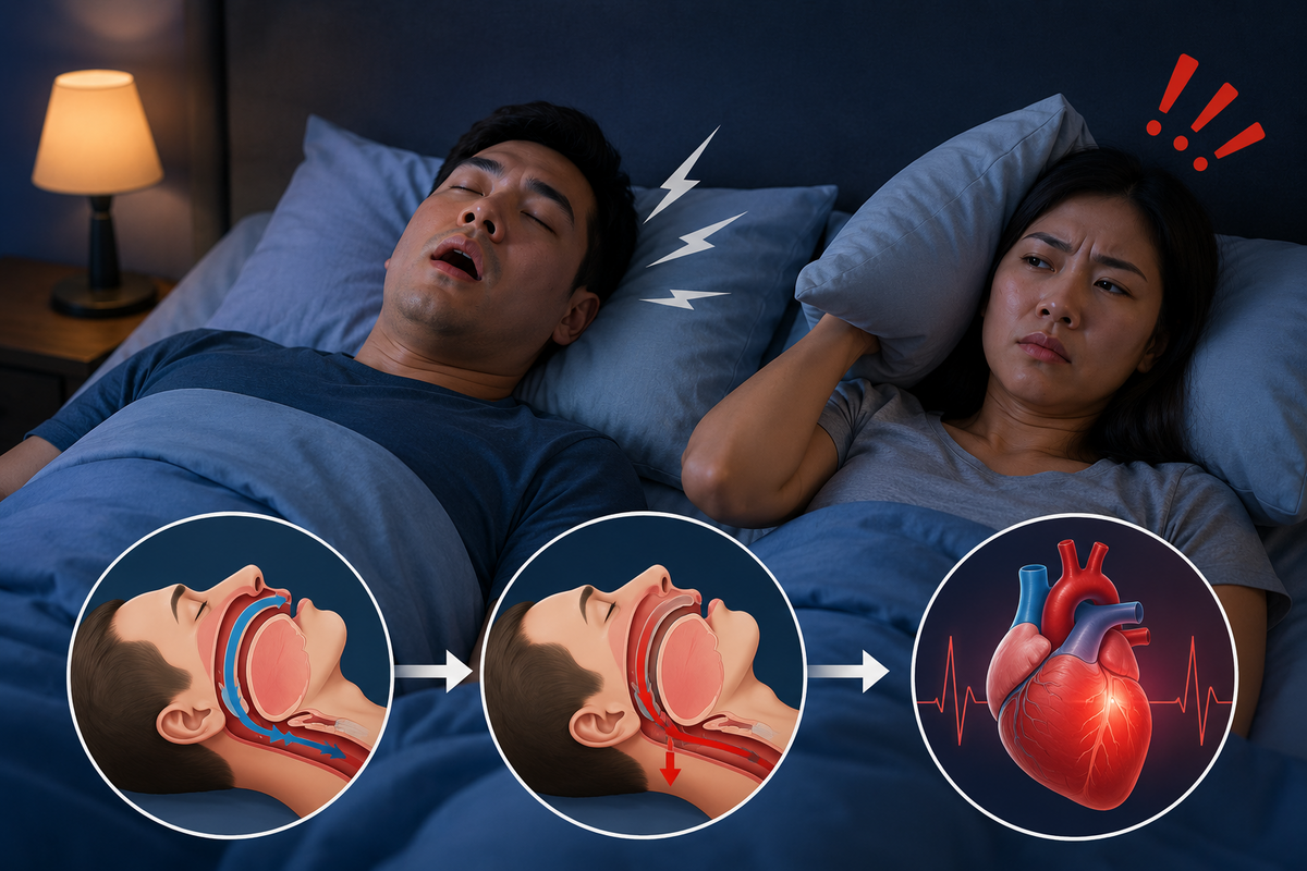 Tưởng ngáy khi ngủ là bình thường, không ngờ tim phải "gồng mình" mỗi đêm