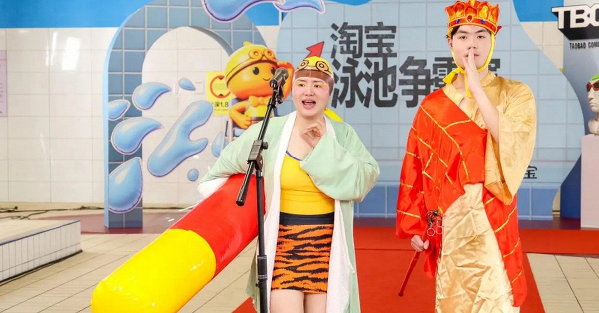 Taobao tổ chức "cuộc thi bơi" ở Hàng Châu, nơi người thắng cuộc không cần bơi giỏi, thậm chí còn chẳng biết bơi