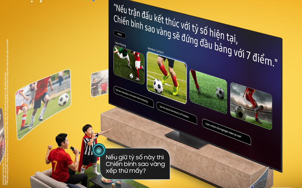 Từ Yoga đến nấu ăn, học mọi kỹ năng dễ dàng với trợ lý VAC trên Samsung AI TV