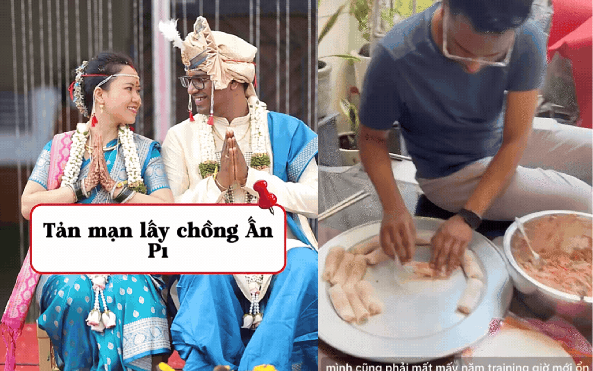 Cô dâu Việt lấy "công tử" Ấn Độ: Tưởng phải chị...