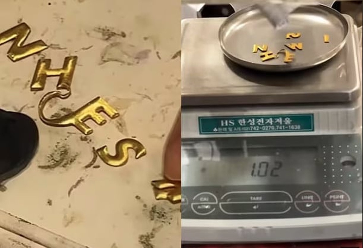 Phát hiện logo điều hòa chứa 3,75 gram vàng trị giá hơn 13 triệu đồng