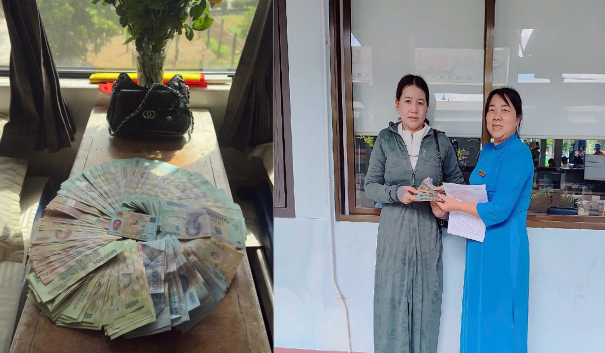 Phát hiện túi xách chứa 261 tờ tiền các mệnh giá 1.000 - 500.000 đồng trên chuyến tàu xuất phát từ ga Hà Nội, tiếp viên tàu lập tức xác minh