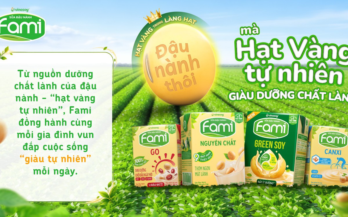 Câu chuyện của “hạt vàng tự nhiên”: Từ hạt đậu nành nhỏ bé đến kho dưỡng chất lành quý báu