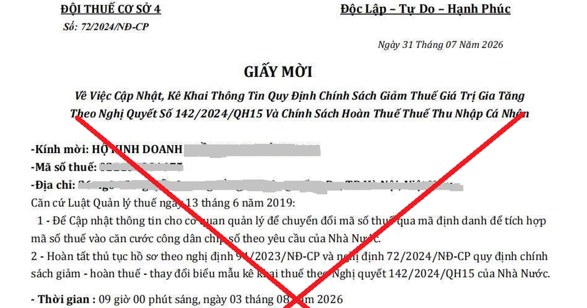 Khuyến cáo người nộp thuế lưu ý các dấu hiệu nhận biết website và thông tin giả mạo cơ quan Thuế để lừa đảo