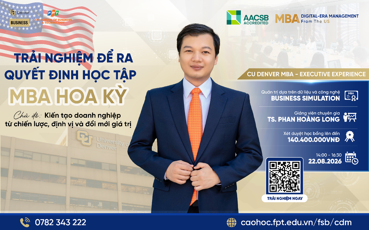 CU Denver MBA Strategy Lab: Trải nghiệm lớp học MBA chuẩn Mỹ ngay tại Hà Nội