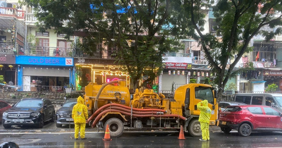 Sáng 21-8: Hà Nội mưa trên 100mm, chưa có điểm úng ngập