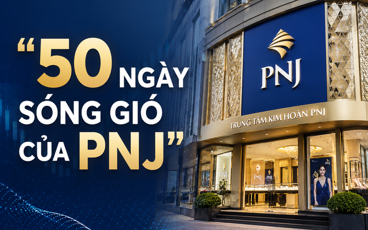 50 ngày chưa từng có của PNJ: Hơn 16.000 tỷ đồn...