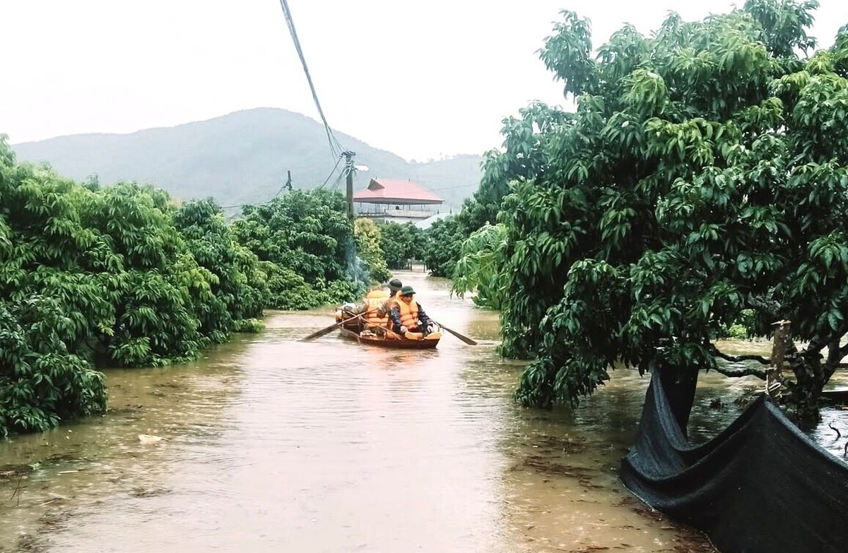 Hơn 100 hộ dân ở Bắc Ninh bị cô lập, chính quyền kêu gọi thuyền cứu hộ