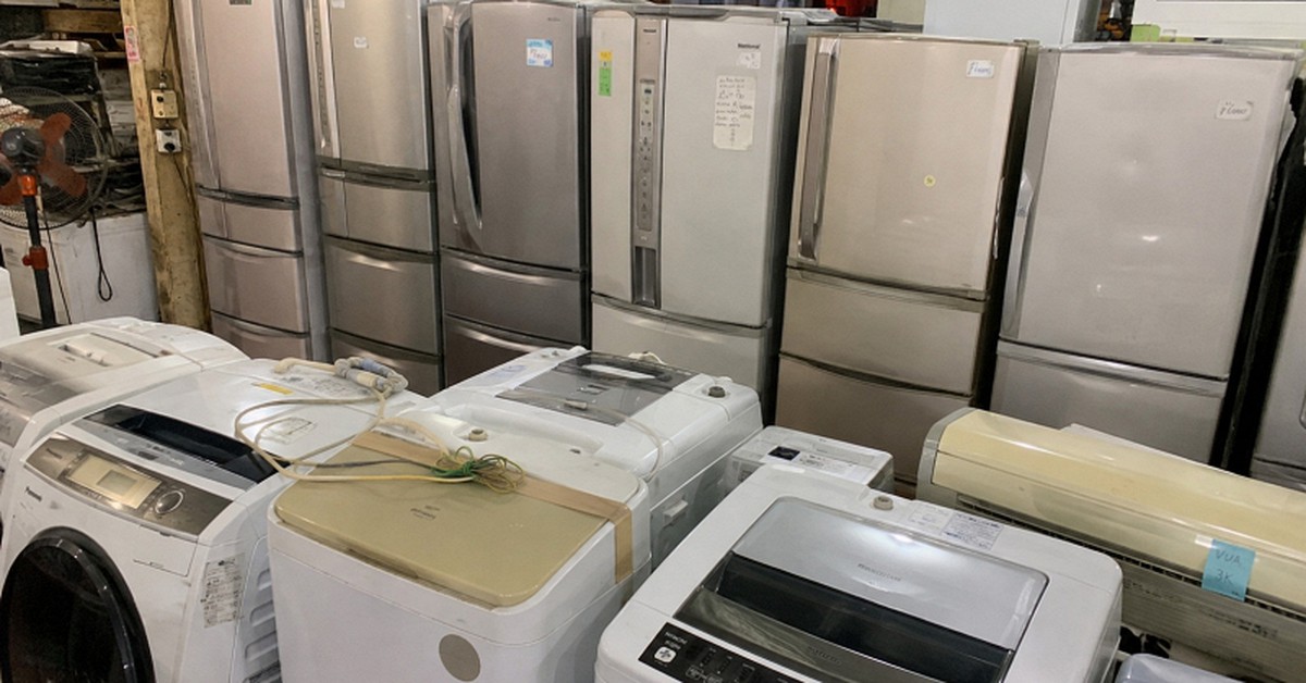 Hàng Nhật bãi là gì? Vì sao nhiều gia đình chuộng tủ lạnh, máy giặt, điều hòa... Nhật bãi?