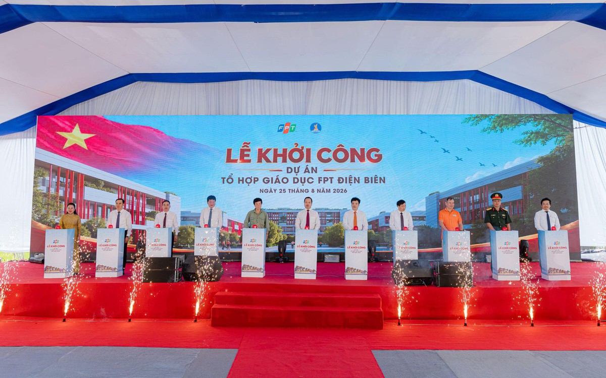 FPT khởi công tổ hợp giáo dục, góp sức xã hội hóa giáo dục tại Điện Biên